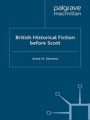 cover image of British Historical Fiction before Scott